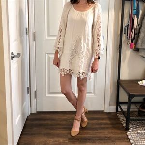 Ivory Blue Pepper dress